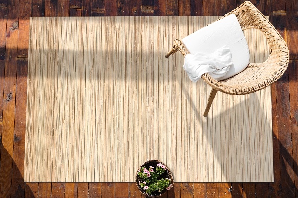Outdoor teppich Stroh