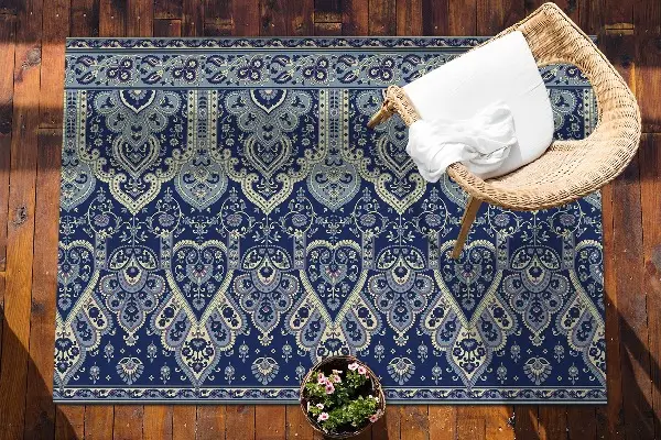 Gartenteppich Indische Textur