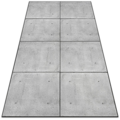 Teppich terrasse Betonplatten