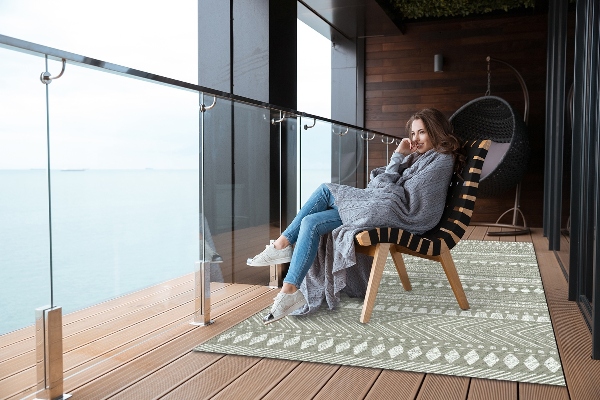 Outdoor teppich Indischer Stil