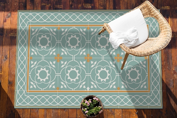 Teppich terrasse Vintage-Symmetrie