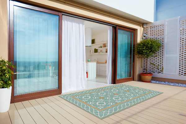 Teppich terrasse Vintage-Symmetrie
