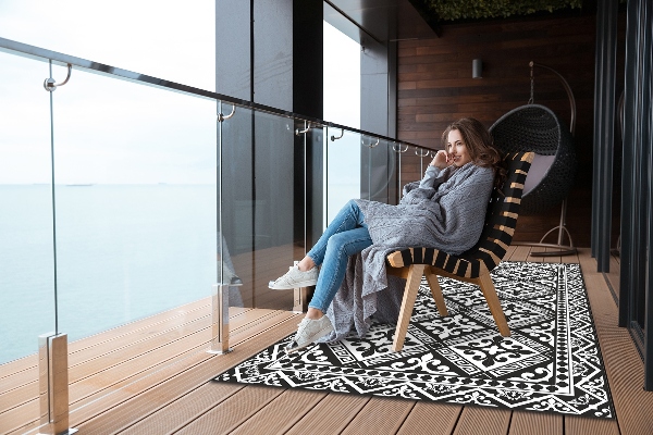 Teppich terrasse Geometrische Muster