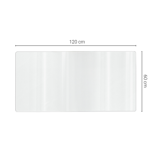 Weiches Glas für den Schreibtisch