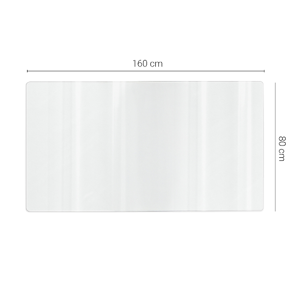 Weiches Glas für den Schreibtisch