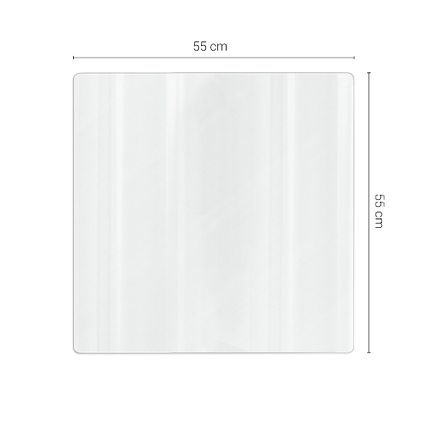 Weiches Glas für den Schreibtisch