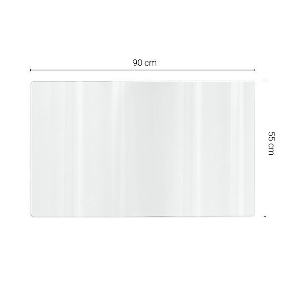 Weiches Glas für den Schreibtisch