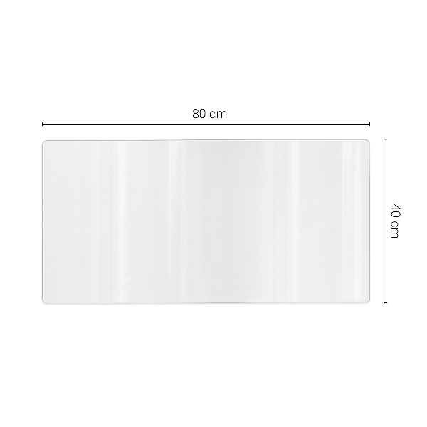 Weiches Glas für den Schreibtisch