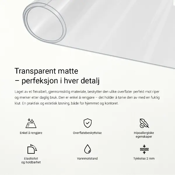 Weiches Glas transparent