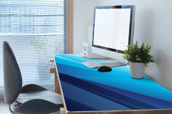 PVC Schreibtischmatte Blaue Passage