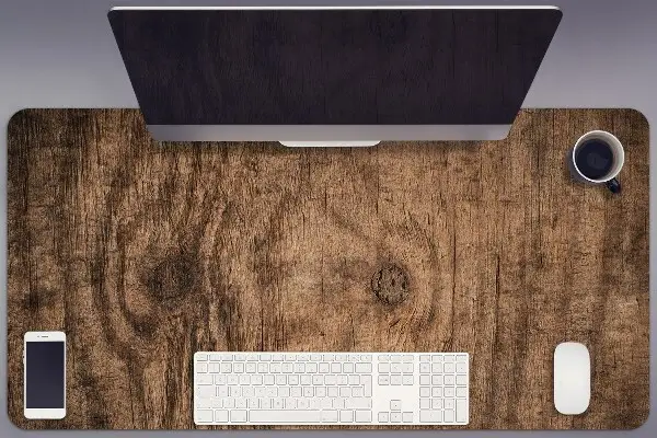 Büro-Schreibtischmatte Altes Holz