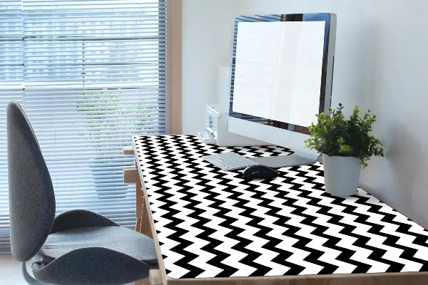 Büro-Schreibtischmatte Schwarze Route