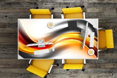 PVC Schreibtischmatte Abstraktion Orangen