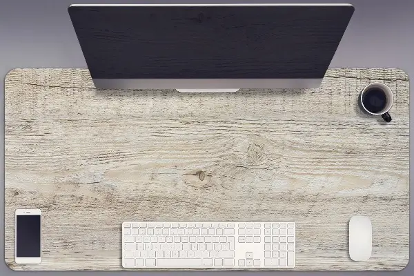 Büro-Schreibtischmatte Altes Holz