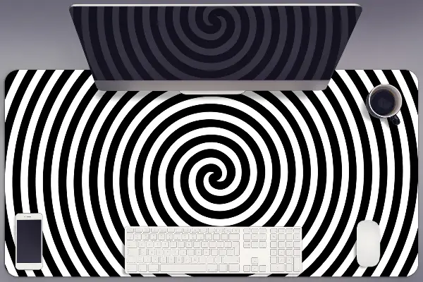 Schreibtisch Unterlegmatte Spiral
