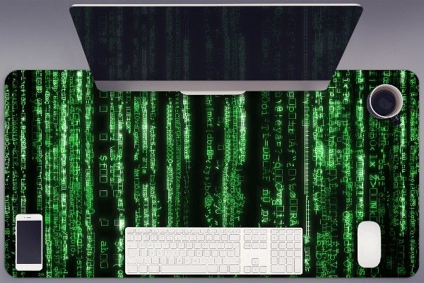 Büro-Schreibtischmatte Grüne Zeichen