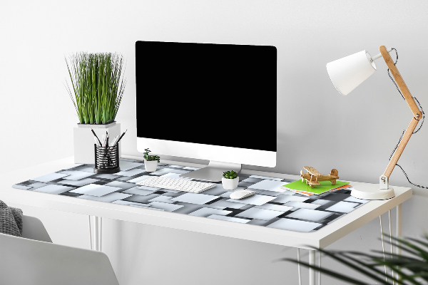 Büro-Schreibtischmatte Graue Pads