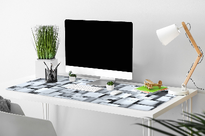 Büro-Schreibtischmatte Graue Pads