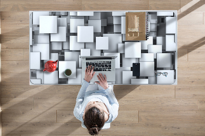 Büro-Schreibtischmatte Graue Pads