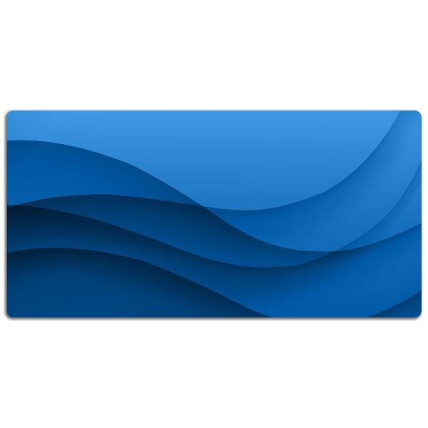 PVC Schreibtischmatte Blauer Übergang