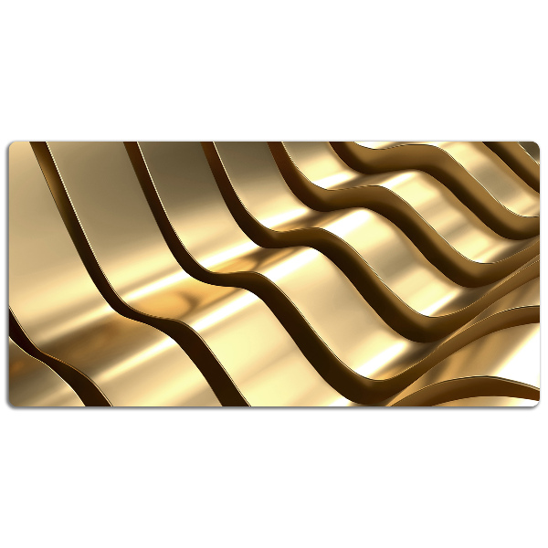 Büro-Schreibtischmatte Goldene Elemente