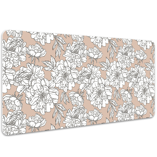 Schreibtischunterlage Künstlerische Blumen