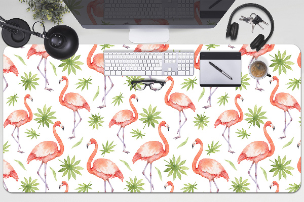 Schreibtischunterlage Flamingos