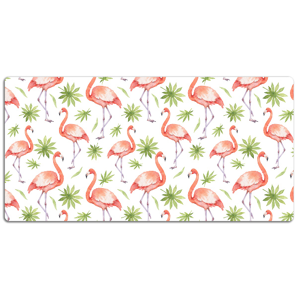 Schreibtischunterlage Flamingos