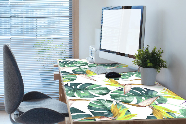Büro-Schreibtischmatte Exotische Blätter