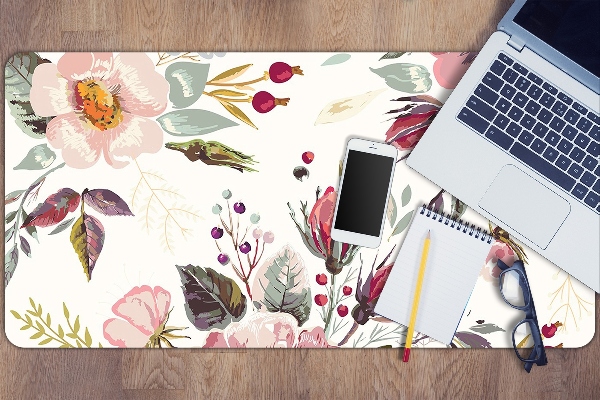 Büro-Schreibtischmatte Feldblumen