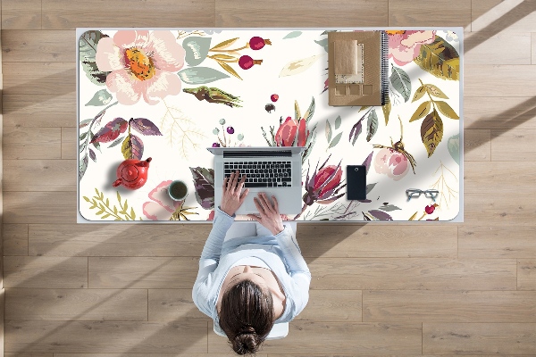 Büro-Schreibtischmatte Feldblumen