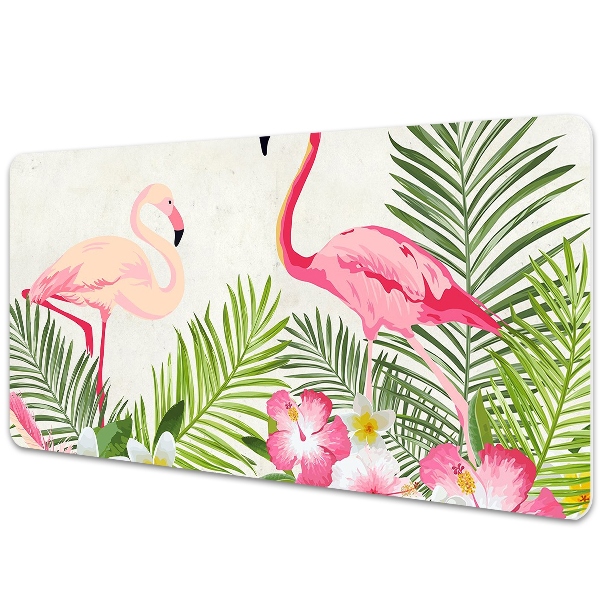 Schreibtisch Unterlegmatte Zwei Flamingos