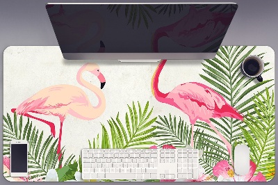 Schreibtisch Unterlegmatte Zwei Flamingos