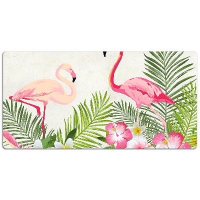 Schreibtisch Unterlegmatte Zwei Flamingos