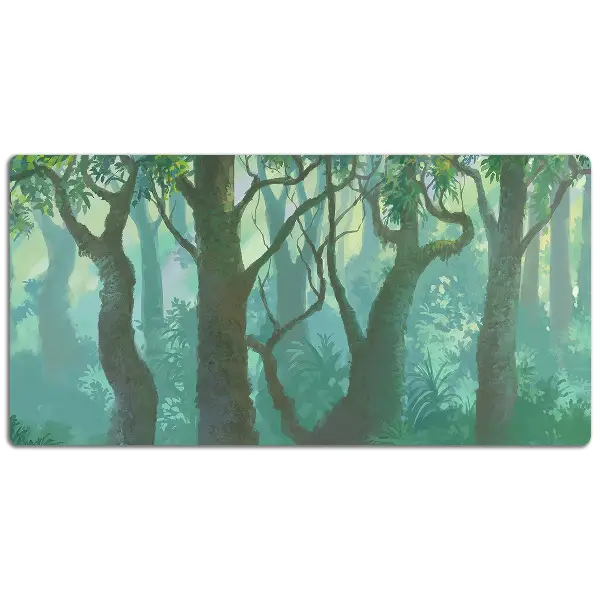 Schreibtisch Unterlegmatte dunkler Wald