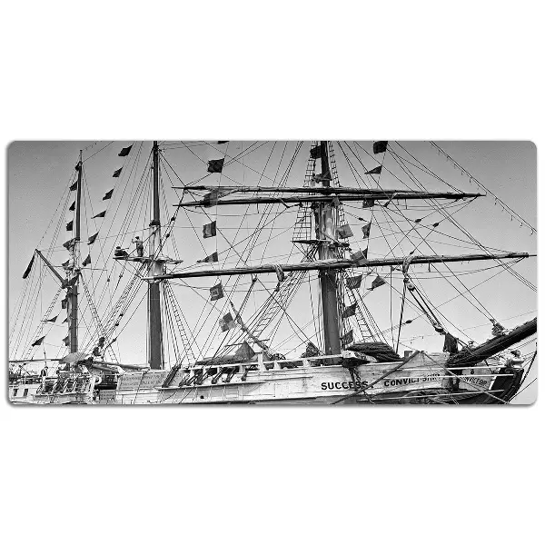 Schreibtischunterlage Weinleseschiff