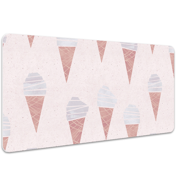 PVC Schreibtischmatte Eis im Wafer