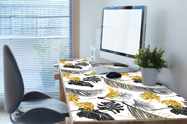 PVC Schreibtischmatte Goldenes tropisches