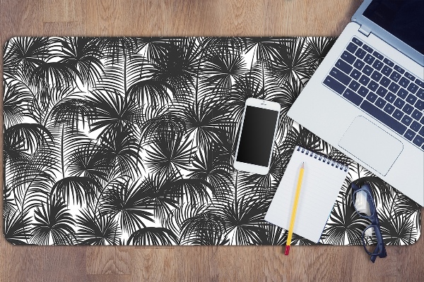PVC Schreibtischmatte Schwarze Palme