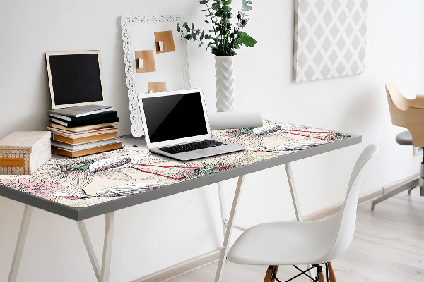 PVC Schreibtischmatte Rosa Flamingo