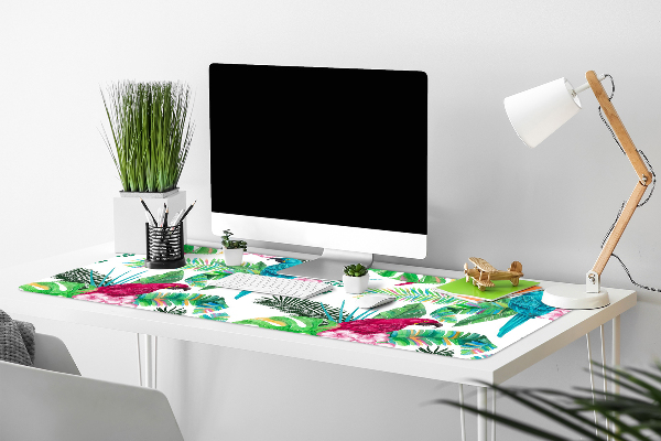 Büro-Schreibtischmatte Mural Papageien