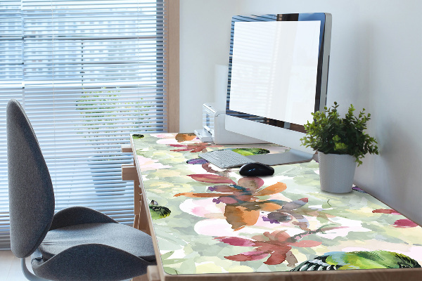 PVC Schreibtischmatte Exotische Vögel