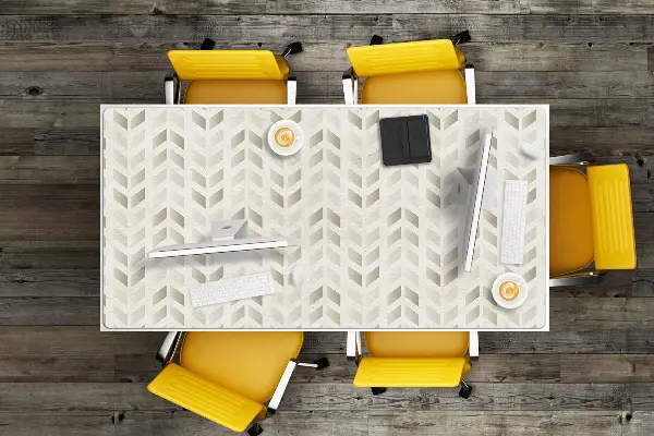 PVC Schreibtischmatte Goldene Vektoren