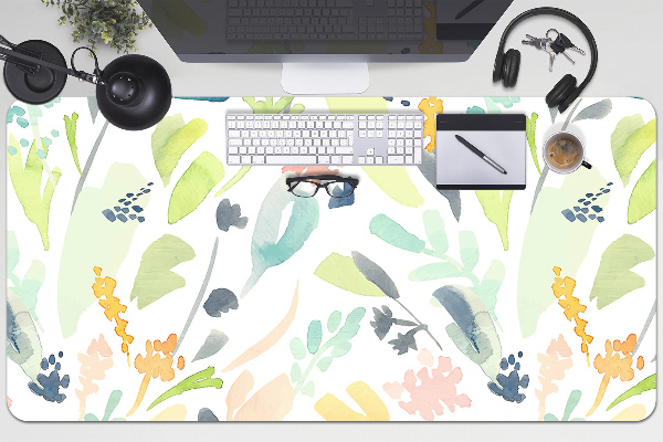 Büro-Schreibtischmatte Blumen