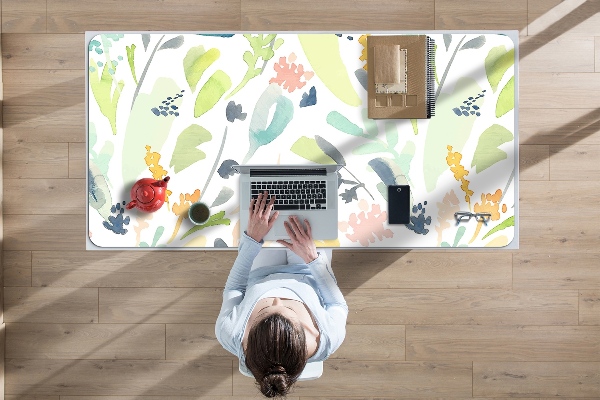 Büro-Schreibtischmatte Blumen