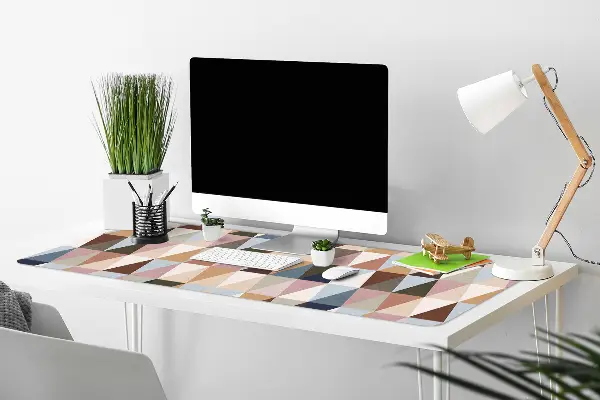 PVC Schreibtischmatte Retro Wandbild