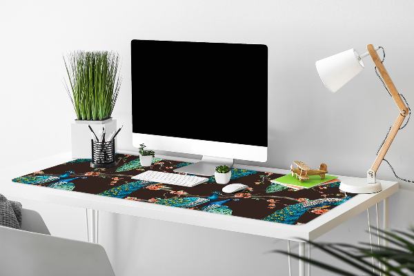 PVC Schreibtischmatte Pfau