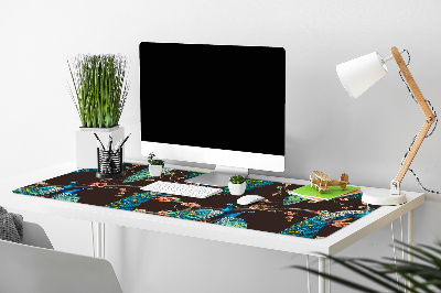 PVC Schreibtischmatte Pfau
