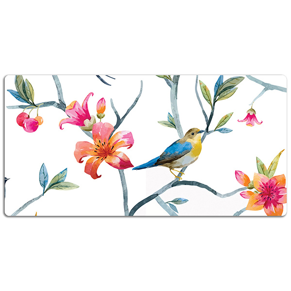Büro-Schreibtischmatte Blumen