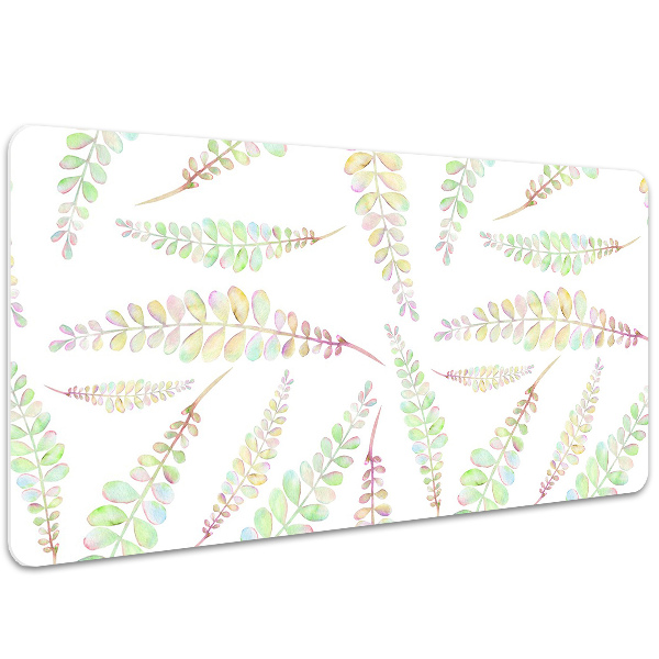 PVC Schreibtischmatte Aquarellblätter